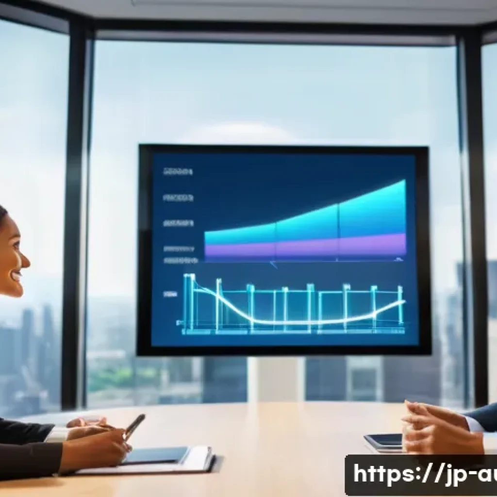 자동화 솔루션 제안서 작성법 - **Prompt:** A diverse group of five business professionals (two women, three men, diverse ethnicitie...